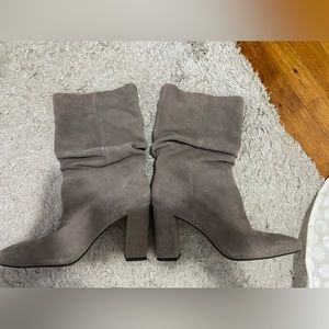 Banana Republic Grey Suade Booties size 6.5 $100
